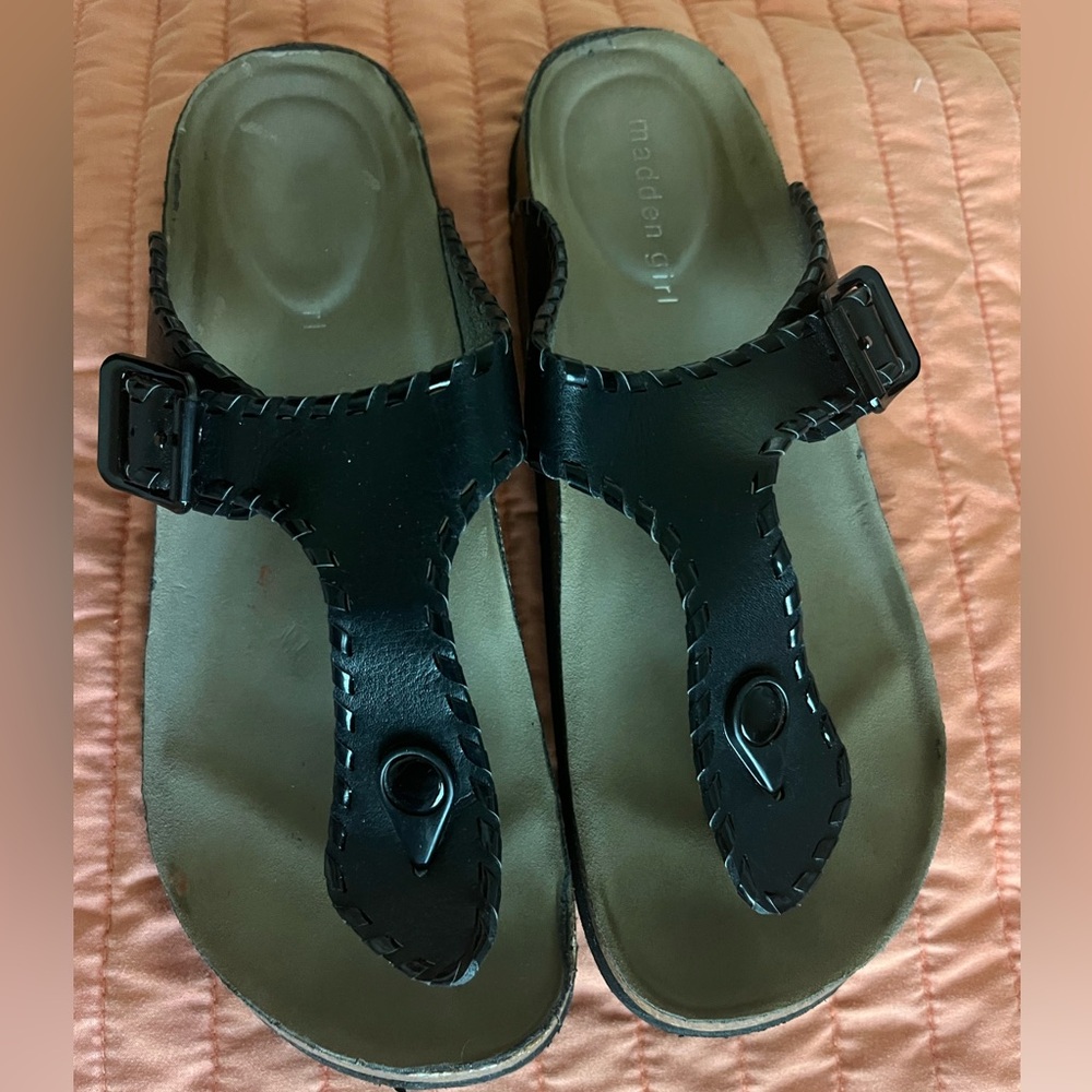 Madden girl Black Sandals